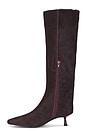 view 5 of 5 Lilia Knee High Boot in Burgundy
