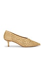 view 1 of 5 CLIO 펌프 in Natural Raffia