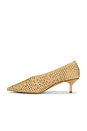 view 5 of 5 CLIO 펌프 in Natural Raffia