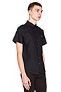 view 2 of 4 S/S Button Down in Black