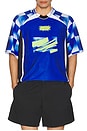view 3 of 4 Torn Jersey in Multi in Print