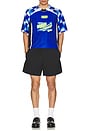 view 4 of 4 Torn Jersey in Multi in Print