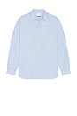 view 1 of 5 Double Sleeve Button Down in Blue