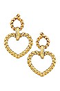view 3 of 3 BRINCOS BAMBOLA in Brass