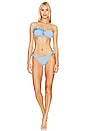 view 1 of 4 Rasha Bandeau Bikini in Sky