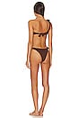 view 3 of 3 Rasha One Shoulder Bikini in Brown