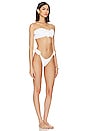 view 2 of 3 Nabila Bandeau Bikini in White