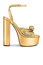 view 1 of 5 НА ПЛАТФОРМЕ VALERIE in Metallic Gold