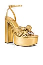 view 2 of 5 НА ПЛАТФОРМЕ VALERIE in Metallic Gold