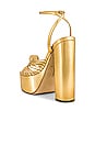 view 3 of 5 НА ПЛАТФОРМЕ VALERIE in Metallic Gold