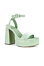 view 2 of 5 Dolly Sandal in Velvet Mist Green