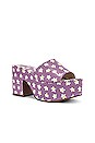 view 2 of 5 The Miso Platform Sandal in Lavender Floral