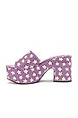 view 5 of 5 The Miso Platform Sandal in Lavender Floral