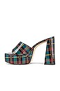 view 5 of 5 Dolly Mule in Plaid