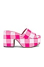 view 1 of 5 MISO 샌들 in Gingham Pink