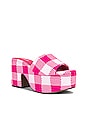 view 2 of 5 MISO 샌들 in Gingham Pink