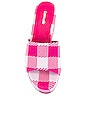 view 4 of 5 Miso Sandal in Gingham Pink