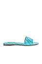 view 1 of 5 Ivy Slide in Argyle Aqua
