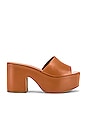 view 1 of 5 The Miso Platform Sandal in Caramel