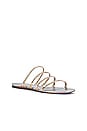 view 2 of 5 Ibiza Flat in Metallic Silver, Gold, & Rose Gold