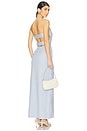 view 1 of 4 Romy Strapless Panel Back Dress in Cashmere Blue