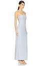 view 3 of 4 Romy Strapless Panel Back Dress in Cashmere Blue