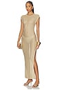 view 1 of 5 VESTIDO NELL in Metallic Gold