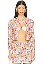 view 1 of 6 Lauren Swim Cardigan in Floral