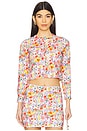 view 2 of 6 Lauren Swim Cardigan in Floral