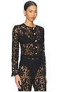 view 2 of 4 Coco Lace Cardigan in Black