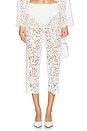 view 1 of 6 Gabrielle Capri in White Lace