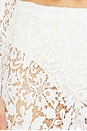 view 6 of 6 Gabrielle Capri in White Lace