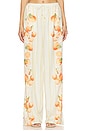 view 1 of 6 Esme Drawstring Pant in Placement Italian Oranges