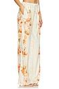 view 2 of 6 Esme Drawstring Pant in Placement Italian Oranges