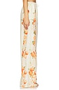 view 3 of 6 Esme Drawstring Pant in Placement Italian Oranges