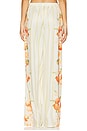 view 4 of 6 Esme Drawstring Pant in Placement Italian Oranges