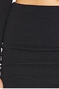 view 6 of 6 Page Mini Swim Skirt in Jet Black