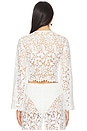 view 4 of 5 Coco Button Shirt in White Lace