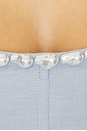 view 5 of 5 Birkin Pearl Corset Top in Cashmere Blue