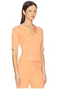 view 2 of 4 Odette Knit Polo in Coral Reef