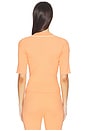 view 3 of 4 Odette Knit Polo in Coral Reef