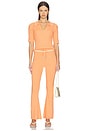 view 4 of 4 Odette Knit Polo in Coral Reef