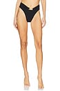 view 1 of 4 Kate Pinch Hardware Bikini Bottom in Jet Black