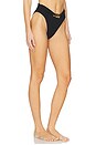 view 2 of 4 Kate Pinch Hardware Bikini Bottom in Jet Black