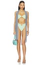 view 5 of 5 BAS DE MAILLOT DE BAIN KATE in Misty Jade