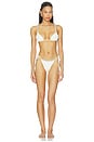 view 4 of 5 Luxe Aurora Bikini Bottom in Cloud Dancer