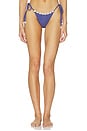 view 1 of 5 Luxe Aurora Bikini Bottom in Deep Cobalt