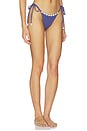 view 2 of 5 Luxe Aurora Bikini Bottom in Deep Cobalt
