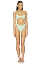 view 4 of 5 HAUT DE MAILLOT DE BAIN KATE in Misty Jade