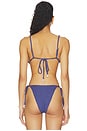 view 3 of 5 HAUT DE MAILLOT DE BAIN LUXE KENDALL in Deep Cobalt